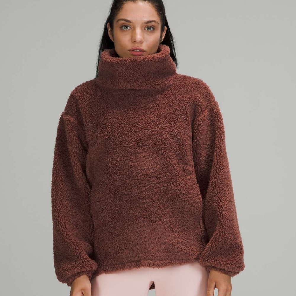 Lululemon Warmth Restore Long Pullover Smoky Topaz